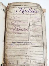 OLD 1917 MILITARY BOOKLET. MILITARY COLLECTIBLE WWAR 1