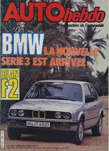 Auto hebdo 346 12 1982 - auto,