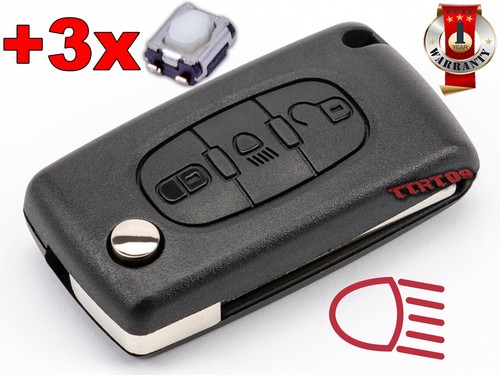 Coque clé pour citroen c3 - coque,