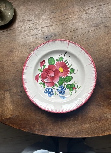 Assiette ancienne faïence