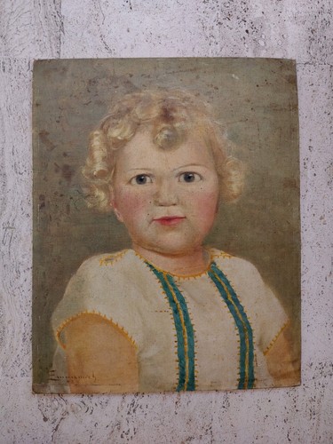 Ancienne peinture huile - ancienne,