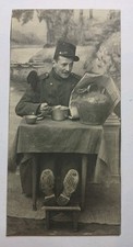 Military Photo Hairy Uniform Bowl Shoes Godasses WW1