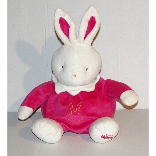Doudou peluche lapin boule - peluche,