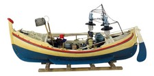 Bateau de pêche en Bois 47 x