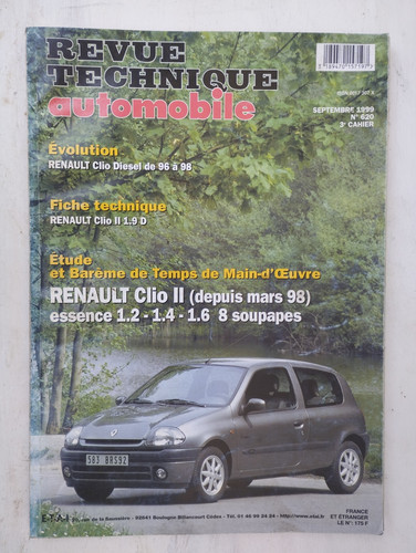 Revue technique renault - revue, clio