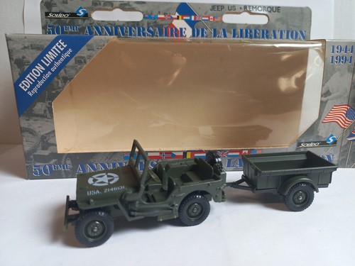 Solido jeep remorque - solido,, 1/43,