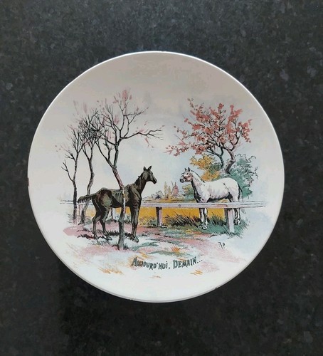 Ancienne assiette parlante