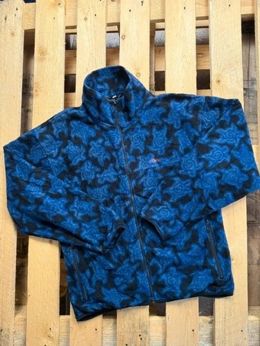 Polaire vintage bleu noir - polaire,