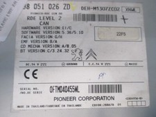 AUTORADIO SMEG RECEPTEUR TELEMATIQUE PEUGEOT  208  98051026ZD  2153195
