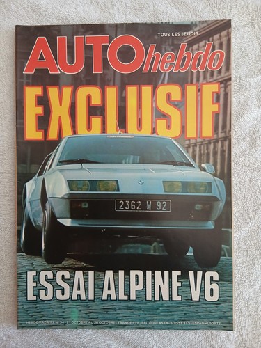 Auto hebdo 10 1976 - auto,