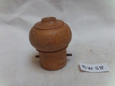 douille ancienne baïonnette fiche de baladeuse en bois tourné 1930 (réf BW58 )