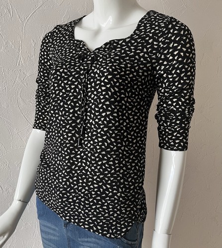 Blouse noire blanche one - blanche,