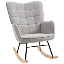 HOMCOM Fauteuil à bascule