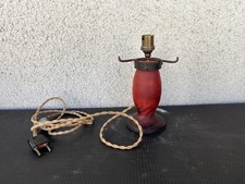 Pied de lampe en verre –