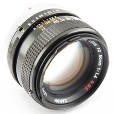 Objectif manuel Canon FD f1.4
