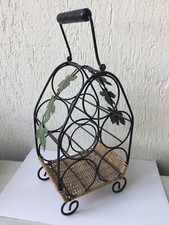 Porte bouteilles en fer forgé