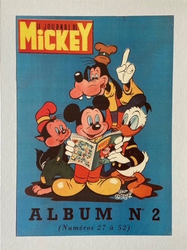 Planche journal mickey - journal, de