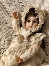 AdorableJUMEAU Taille 4_Yeux fixes sulfure  Poupée ancienne 38 cm env