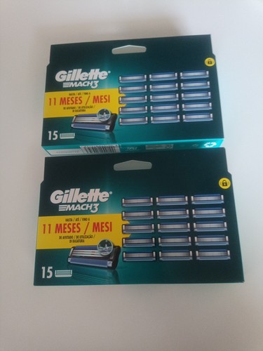 Lot lames gillette mach - de,