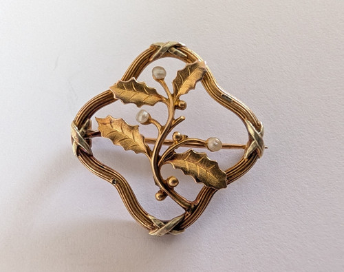 Ancienne broche art nouveau - ancienne,