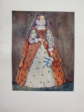 1907 Imprimé Costume Anglais