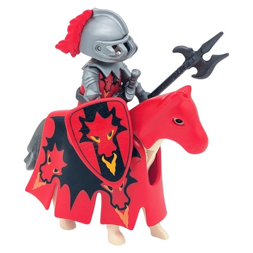 Playmobil chevalier rouge