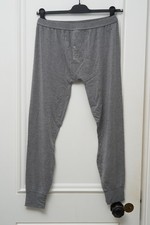 Ermenegildo Zegna Graphite Grey Modal Cashmere Long Johns Size Medium £225 Italy