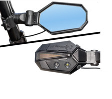 SuperATV Lighted Side View Mirrors For 1.75" Roll Cage