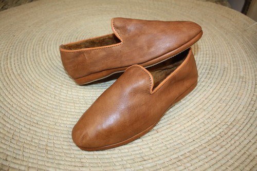 Chaussons cuir chaud - chaussons,