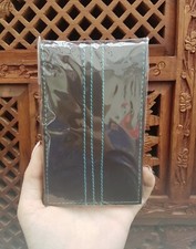 Bloc-notes en cuir marron avec