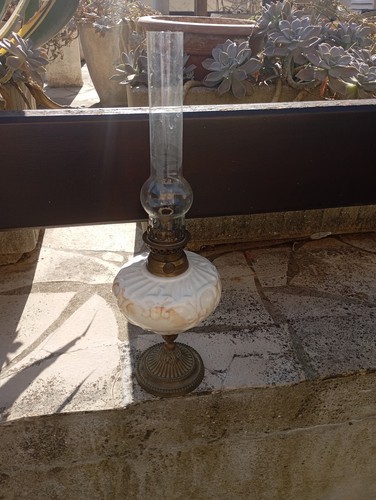 Ancienne grande lampe - ancienne,