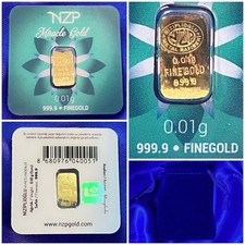 Lingot Or Pur 9999/10000 Fine