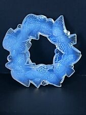 SABINO DOVE CROWN/BIRD NECKLACE OPALESCENT GLASS ART DECO CHOKER