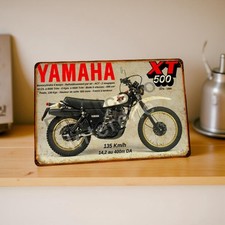 Plaque métal Yamaha XT500