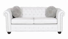 Canapé Chesterfield Blanc