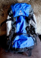 Deuter Fox 30 Liter Children's Backpack in Blue - Hiking/Camping Bag for Kids