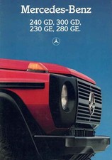 Catalogue Brochure Mercedes G
