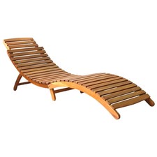 Chaises Longues Bois d'Acacia