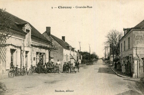 Carte choussy grande - choussy,