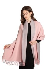 Écharpe en cachemire pour femme extra large et chaude châle en cachemire 2 co...