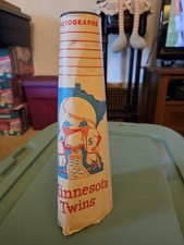 Vintage 1960's Minnesota Twins Ballpark Souvenir Cardboard Megaphone Bullhorn