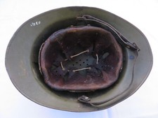 CASQUE  FRANCAIS  M  26  INTERIEUR  ALLEMAND  DATE  1942