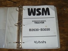 Kubota B2630 B3030 Tractor Shop Service Repair Manual xz