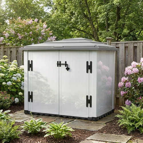 Coffre jardin pvc avec 2 - de,