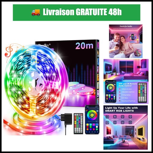 Ruban LED 20M RGB Flexible