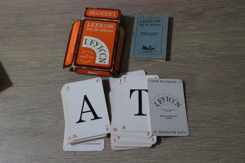 Jeu cartes lexicon - cartes, de