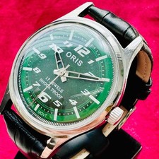 ORIS Vintage Men's Watch Swiss Mechanical 35mm Leather Strap Excellent Condition