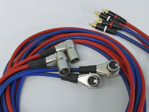 Câble audio xlr vers cinch - 4x,