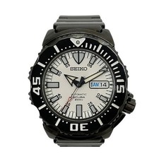 Seiko Monster Diver Automatic Watch SZEN006 7S26-03G0 White Dial 18cm Working