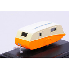 CARAVAN ORANGE/CREAM 1:76